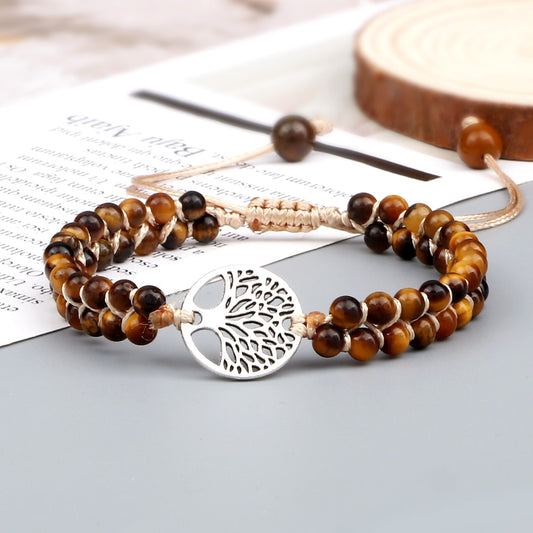 Unisex Adjustable Tree of Life Bracelet, Elegant and Adjustable Design for All Wrists