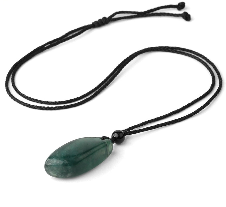 Irregular natural healing stone necklace pendants